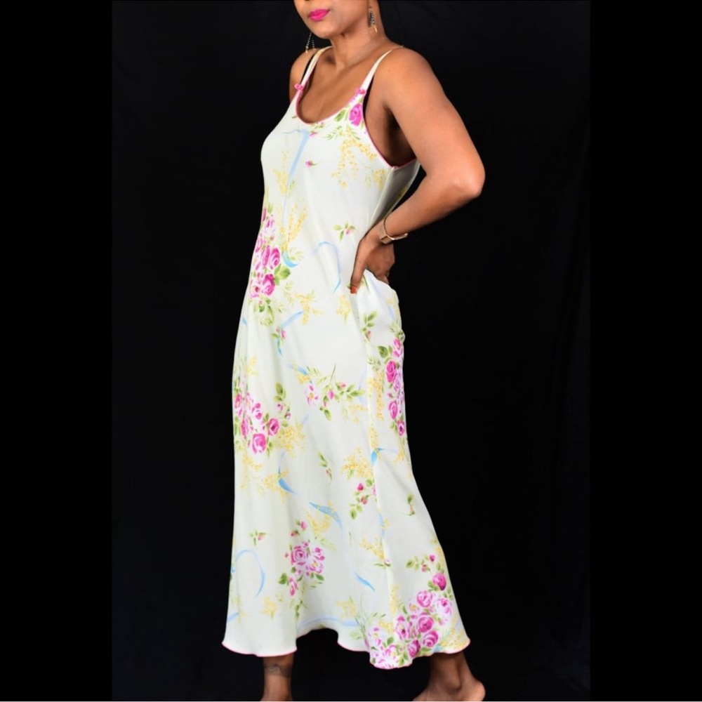 Oscar de la Renta Long Nightgown Slip Dress Size M